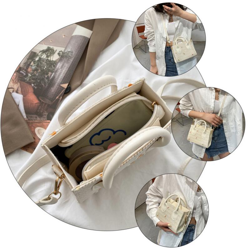 Woven Bag Travel Miss Small Shoulder Bags For Women Clutch Purse