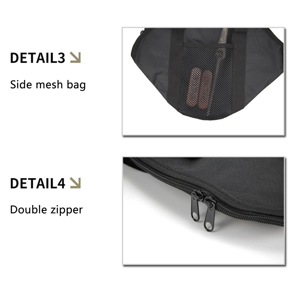 Barbecue Plate Tote Bag 600D Oxford Frying Pan Case Outdoor Camping Kitchen Utensil Cookware Storage Bag For Outdoor Picnic Tool
