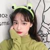 Cute and Funny Autumn and Winter Plush Face Wash Headband Female Wild Fun High Skull Headband Makeup Pressure Hairpin Hair Accessories