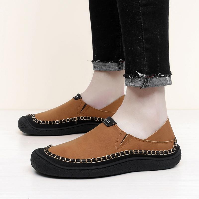Designer Brand Handmade Sole Loafers Men's Outdoor Driving Shoes High-quality New Men's Leather Casual Shoes Free Delivery