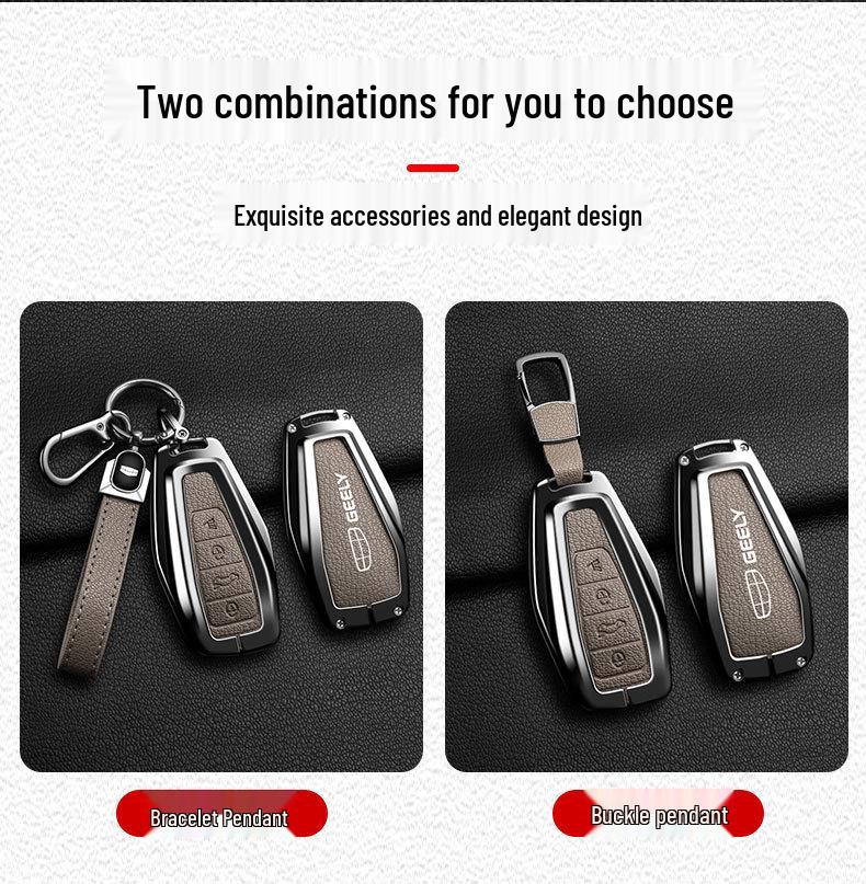 Geely Car Key Cover: Emgrand GS, Boyue, X3 Vision, X6, King Kong, X1, Borui High-End Shell