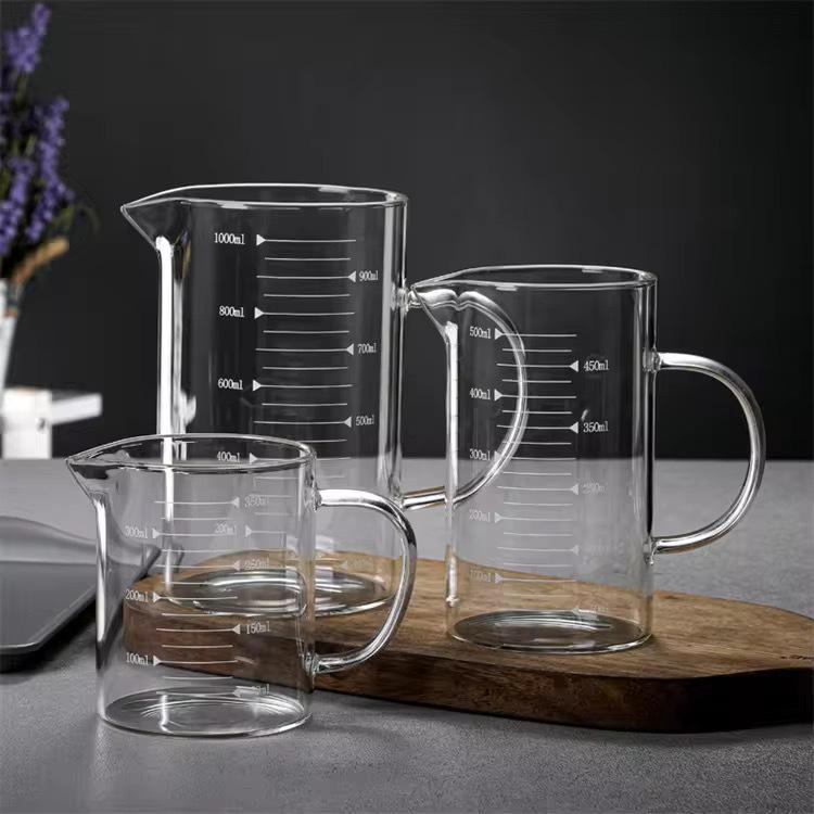 Graduated Glass Measuring Cup with Handle