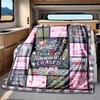 Teacher Appreciation Customize Your Name Rv Blanket Soft Cozy Lightweight Allseason Multipurpose Throw For Travel Camping Picnics Sofas Rvs Beds