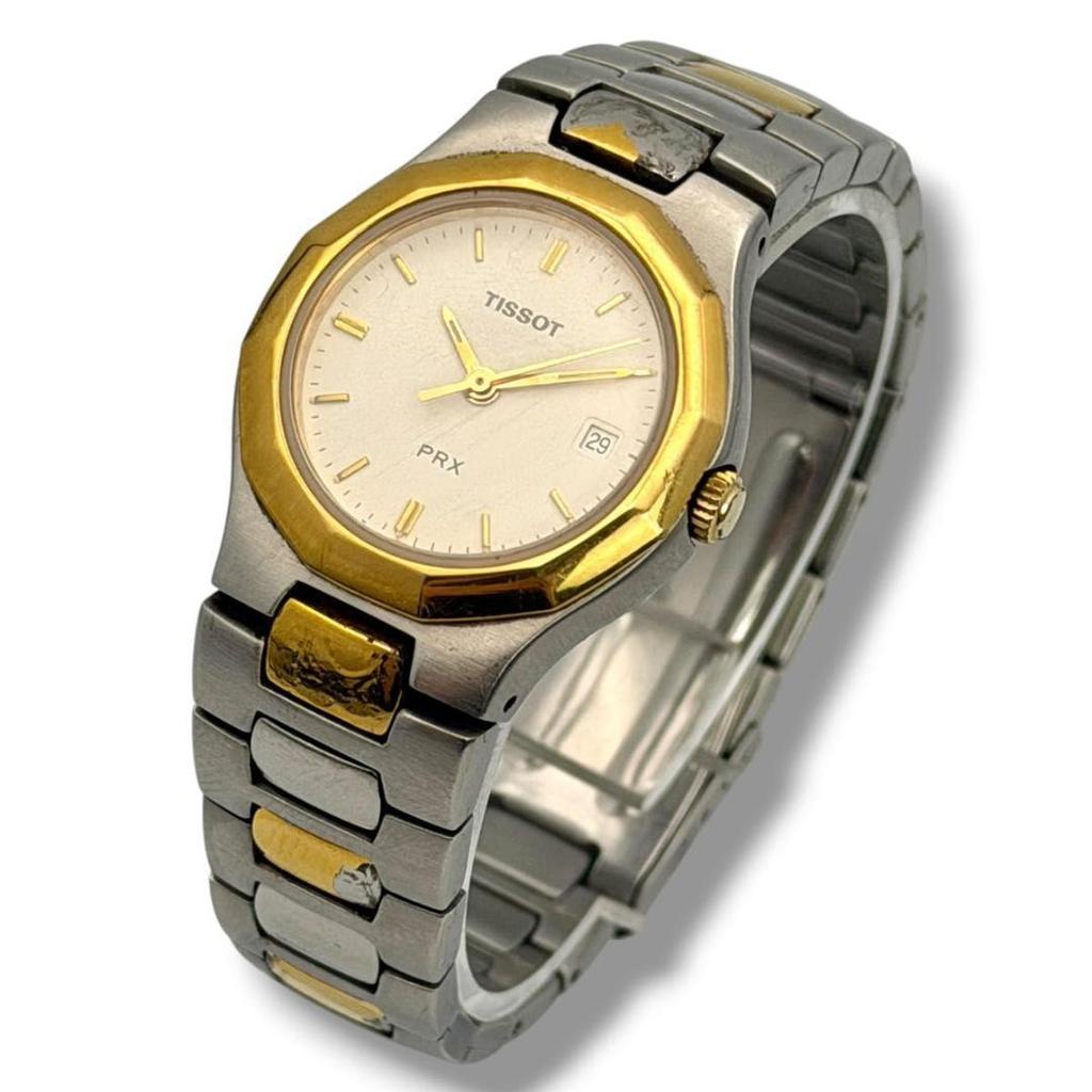 Used Operating TISSOT Tissot PRX Quartz Ladies' Two-tone Date