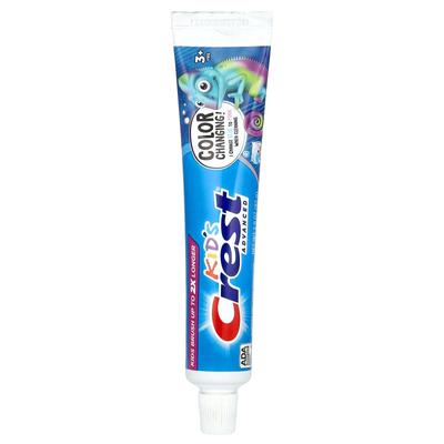 Advanced Children's, Fluoride Cavity Prevention Toothpaste, Ages 3+, Bubblegum, 82 G (2.9 Oz)