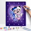 Disney DIY Painting Kit Winter Skating Mickey Minnie Classic Style Home Decor Craft Gift Idea Wall Art Ornament Romantic Holiday Fun