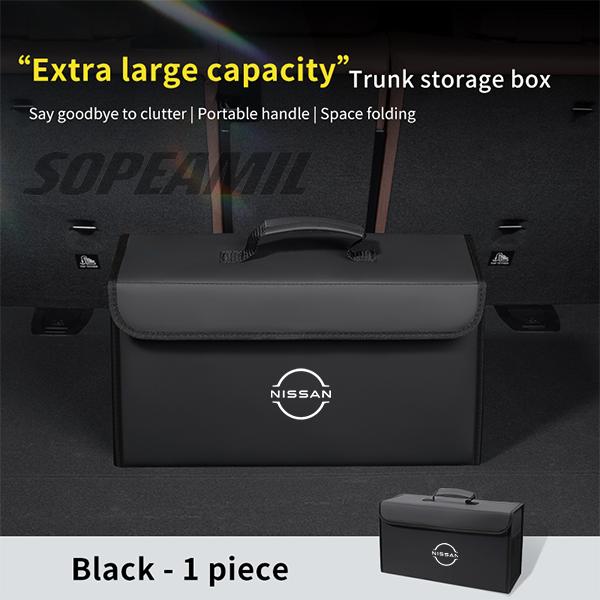 Jgtuh1 Car Trunk Organizing And Storage Box For Nissan Qashqai Juke X-Trail Patrol Note Leaf Altima Maxima Micra Murano Rogue Pulsar
