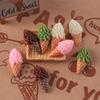 DIY Ice Cream Cone Toy: Cream Glue Hair Clip & Refrigerator Magnet Kit