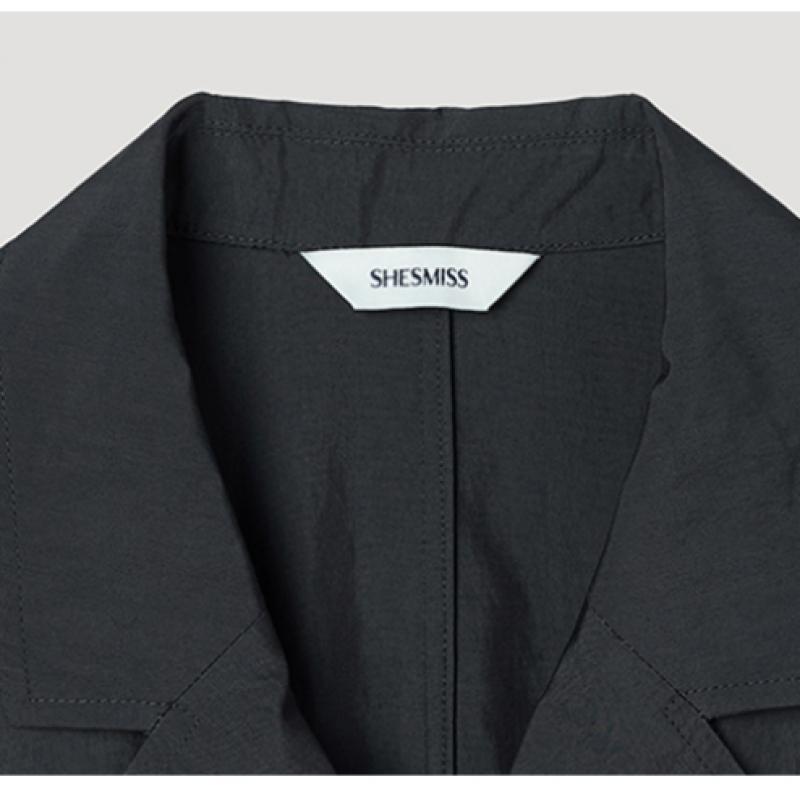 Shesmiss Open Collar Classic Shirt Swwstp22700 Ch