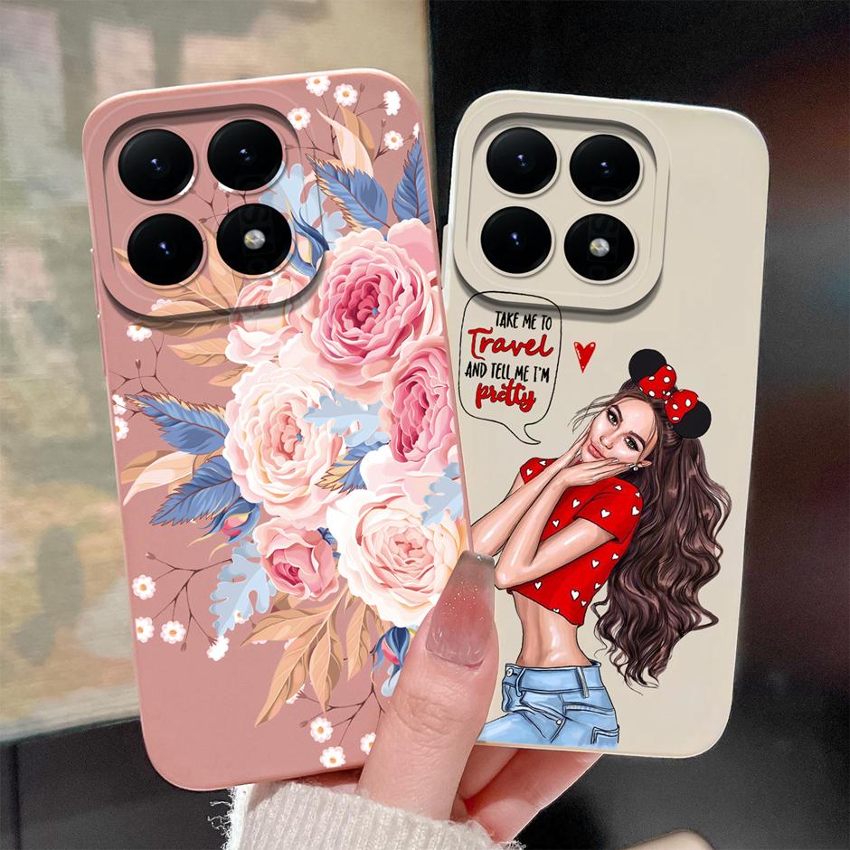 Phone Case For Xiaomi 15T Pro 5G Cute Dinosaur Pattern Shockproof Soft Silicone Protective Bumper Cover For Xiaomi15T Pro Fundas