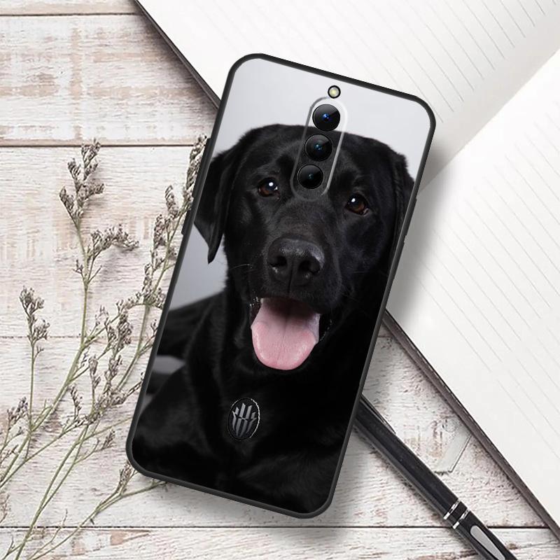 Schwarze Labrador Hund Hülle Für ZTE Nubia Red Magic 10 Air 6S 7S 6 7 Pro RedMagic 8 9 8S 9S 10S 11 Pro Plus Abdeckung