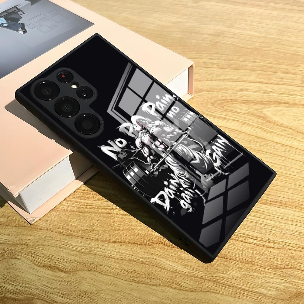 

Animals Fitness Bodybuilding Phone Case For S25 Ultra Samsung S26 S24 Fe S22 S20 S23 21 Plus A54 A34 A53 A16 Glass Cover Samsung s24Plus