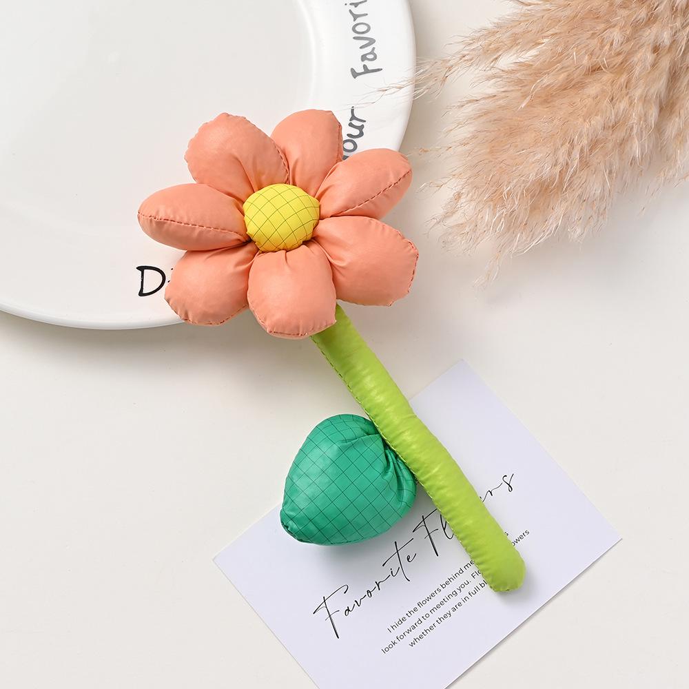 

Деревенский подсолнух 3D хлопчатобумажная ткань корсаж своими руками для багажа, одежды и шляпных аксессуаров 8*17cm оранжевый