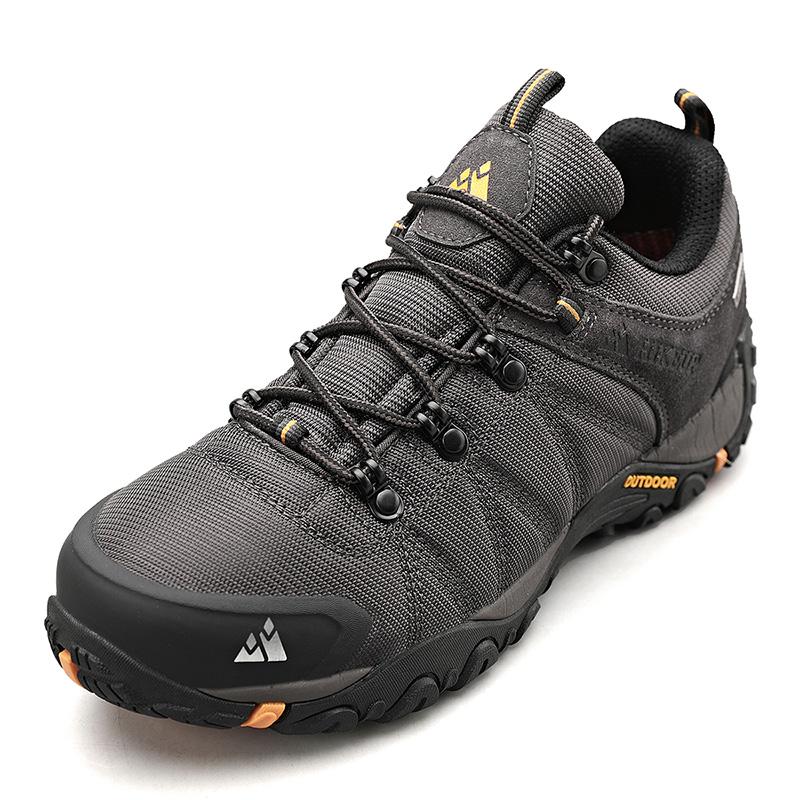 Non-slip Men Hiking Shoes Breathable Outdoor Wear Resistant Splashproof Climbing Men Sneaker Tourism Mountain Shoes