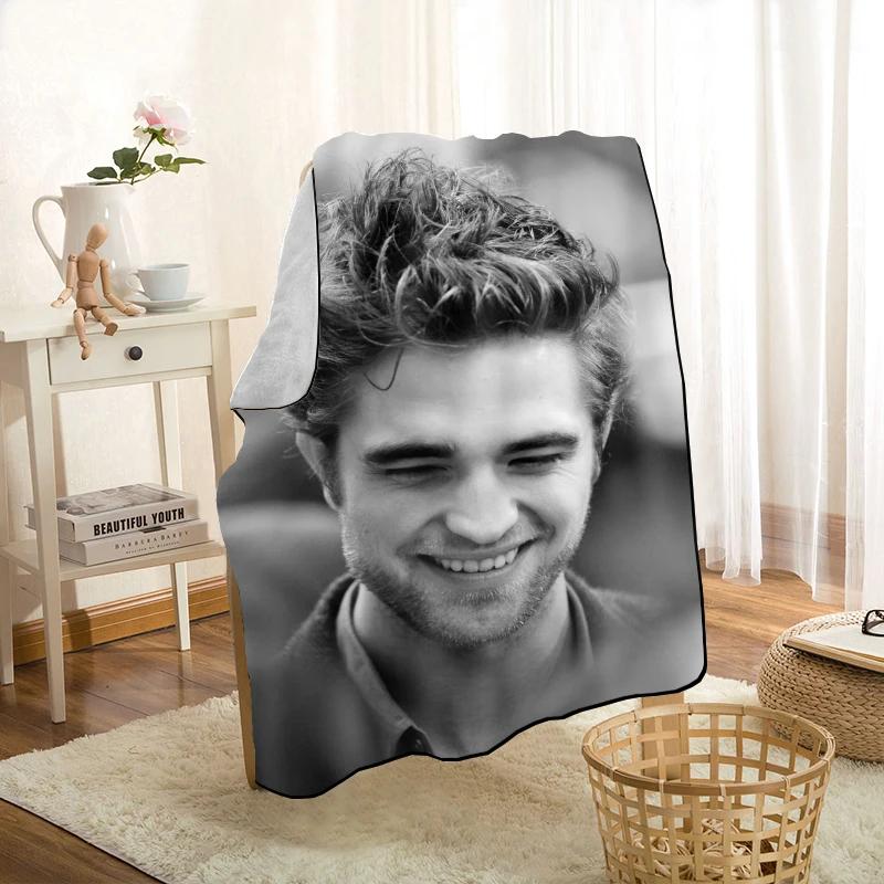 Neuer Artikel Robert Pattinson Decken Druck Weiche Decke Überwurf für Zuhause/Sofa/Bettwäsche Tragbare Reise Decke für Erwachsene 1208p