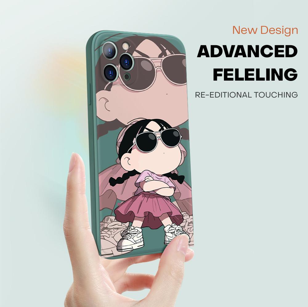 Cute Pink Dress Girl Phone Case for iPhone 15 14 13 12 11 Samsung Galaxy S23 S22 A52 A52S Soft Full Protection Square Liquid Silicone Cover Cases