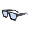 Luxury Vintage Black Square Oversize Sunglasses Acetate Polarized Custom Logo Thick Sun Glasses for Men Women Transparent