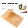 Austernöffner-Klemme, Meeresfrüchte-Austernöffner, Werkzeuge aus Holz, Austernöffnerhalter, Haushaltsküche