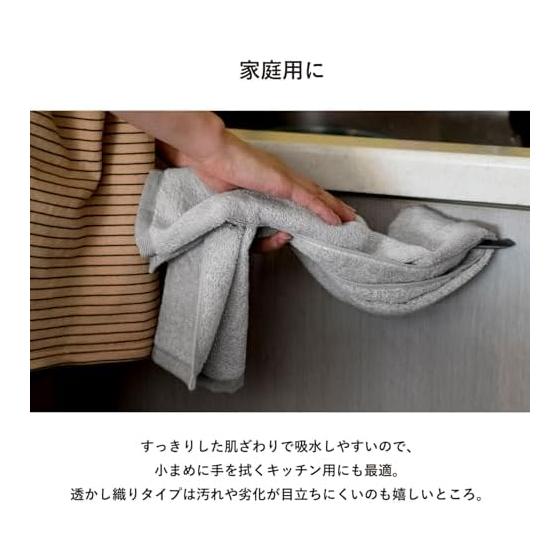 Tranparan Made in Japan Face Towel Set of 10, 260 Momme Towel, Senshu Towel, Quick Drying, Absorbent, Just the Right Thickness, 100% Cotton, Bulk