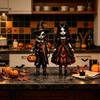 Halloween Schreibtischdekorationen Holz Tischplatten-Display Akzent für Kaminsims, Regal und Party-Dekoration, Ein ausgewählter Stil pro Packung