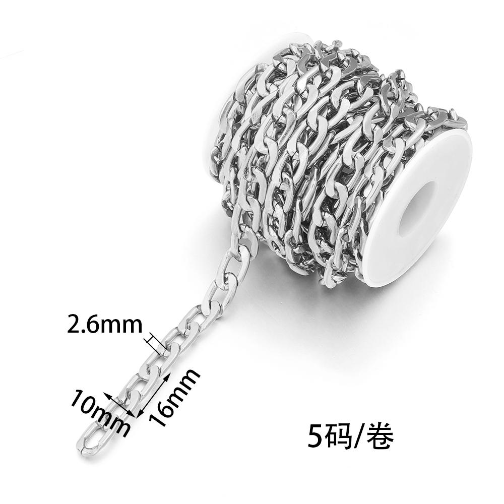 5yards/lot Aluminum Twisted Chains High Quality NK Extension Link Chains For Jewelry Making DIY Bracelet Necklace Connectors