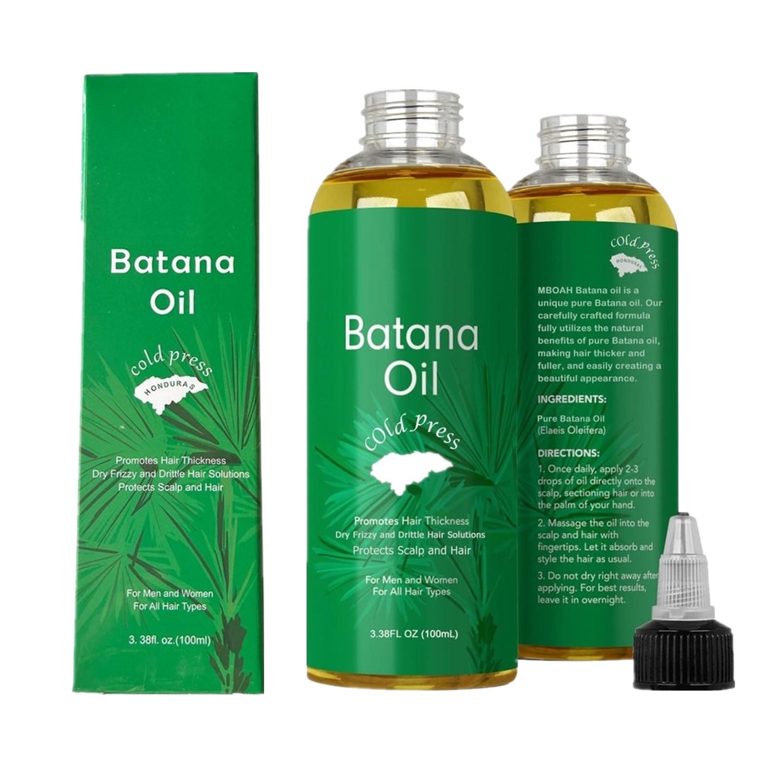 

100 мл Чистое масло Батана для волос | 100% Органическое масло для волос для питания кожи головы | Поддерживает более сильный вид волос One Size зелёный