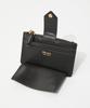 Prada SAFFIANO Card Case, Women's, 1MC038, 2CNP, NERO [Parallel Import]