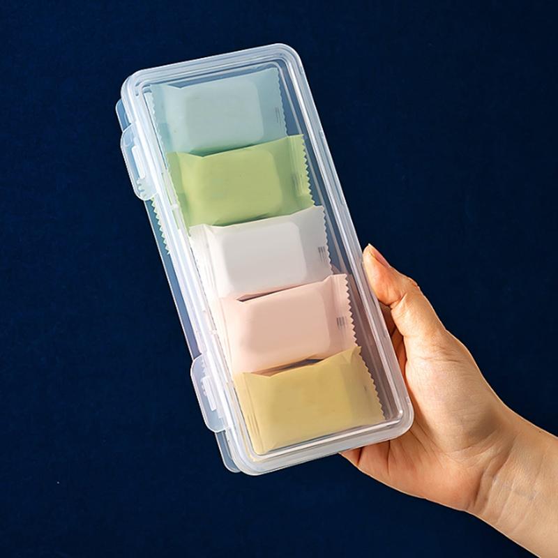 1Pcs Shaver Storage Box Transparent Razor Blades Brushes Plastic Case Portable Organizing Container Travel Accessories Travel