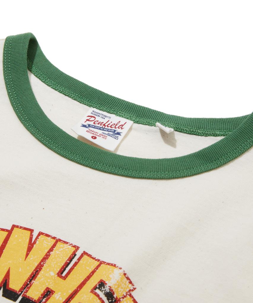 PENFIELD Vintage Series Marinheiro Engraved Ringer Short Sleeve T-Shirt Ivory_Fs2Kt56U