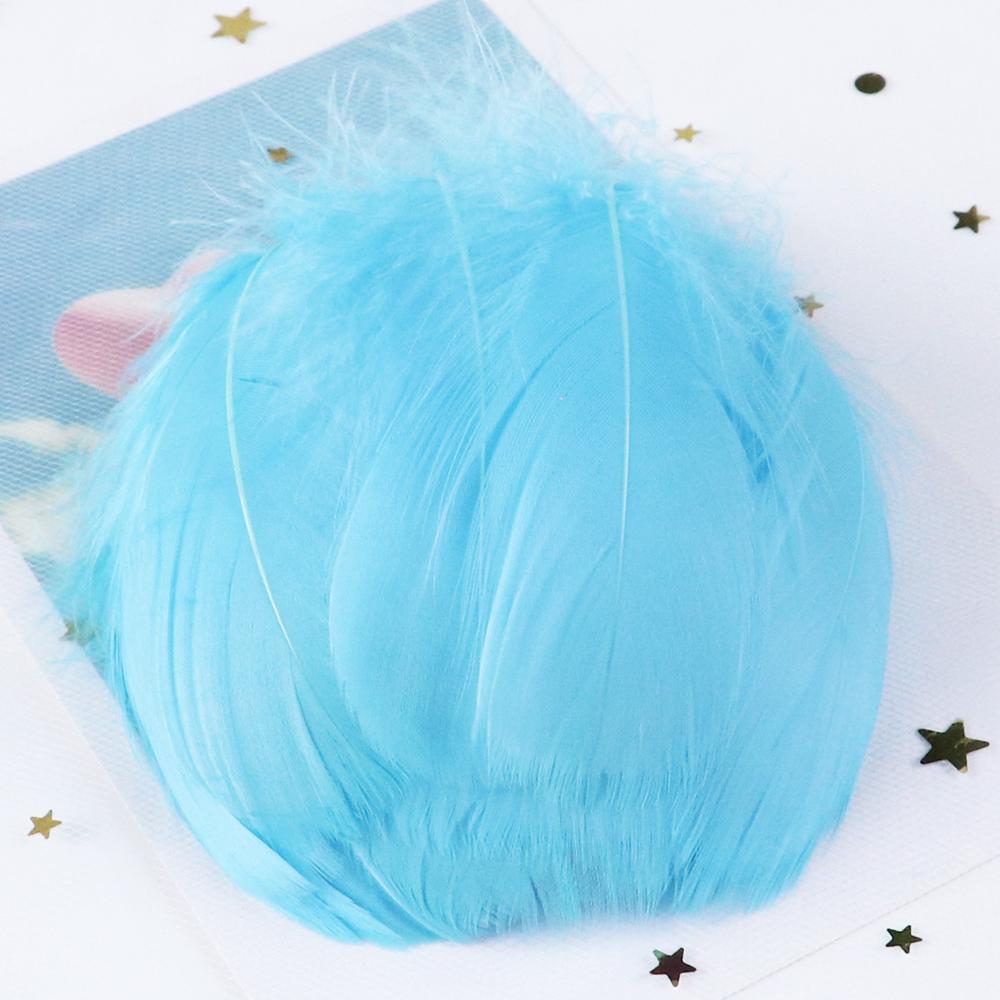 100Pcs/Lot Colour Goose Feathers 5-8Cm 8-12Cm Natural Feathers Crafts For Wedding Diy Handicraft Dream Catcher Decorative Plumes