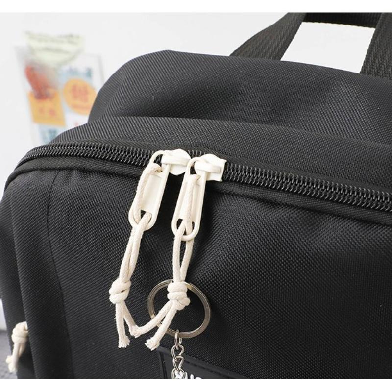 4pcs Oxford Cloth Backpack for Elementary School Students with Multiple Pockets LargeCapacity Backpack for Girls Casual Travel Four Piece Backpack Set