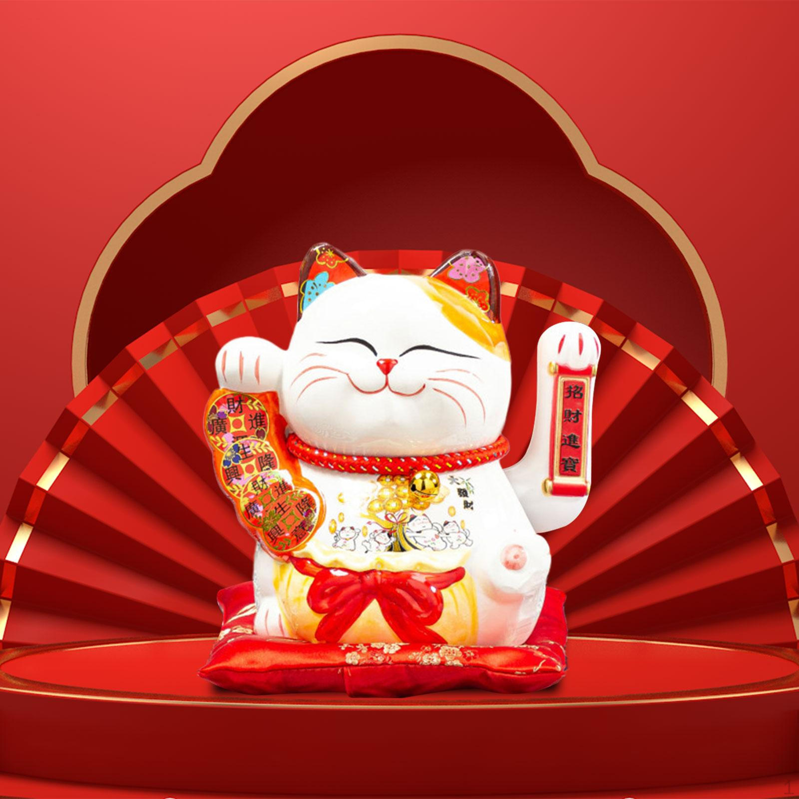 

Фигурка Lucky Cat, скульптура животного, Коллекционная декоративная статуя котенка из смолы для