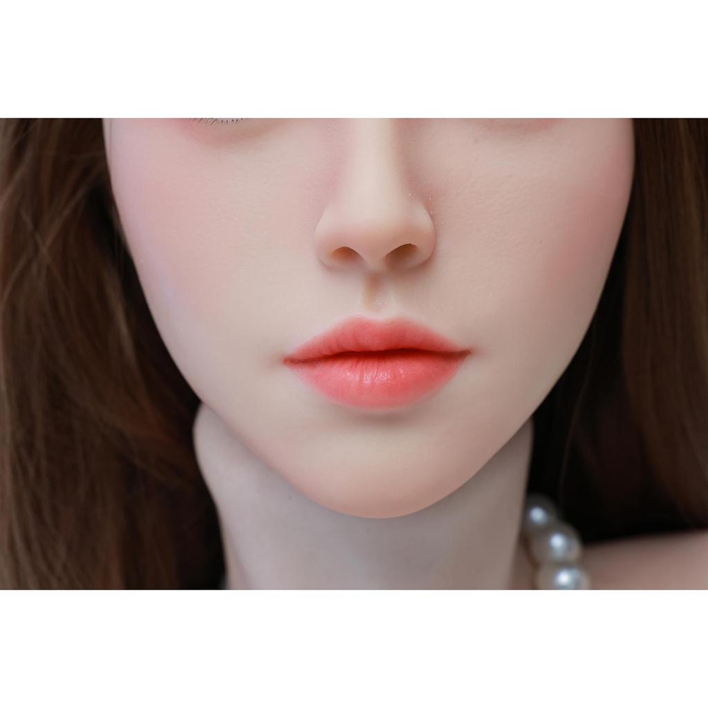 Standardní paruka ze 100% silikonové hlavy vhodná pro tělo sexuální panenky 130-180CM 2 způsoby připojení GJ-ZP016