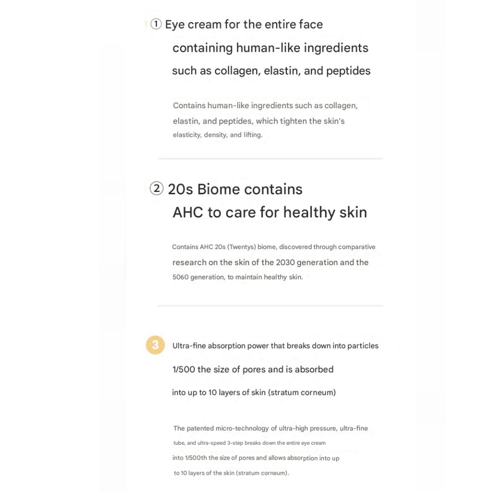 [Gift Set] AHC Vital Golden Collagen Youth Total Skincare 5-piece set