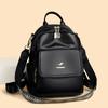 Backpack Travel Bag PU Large Capacity Commuter Bag Women Multifunctional Shoulder Bag