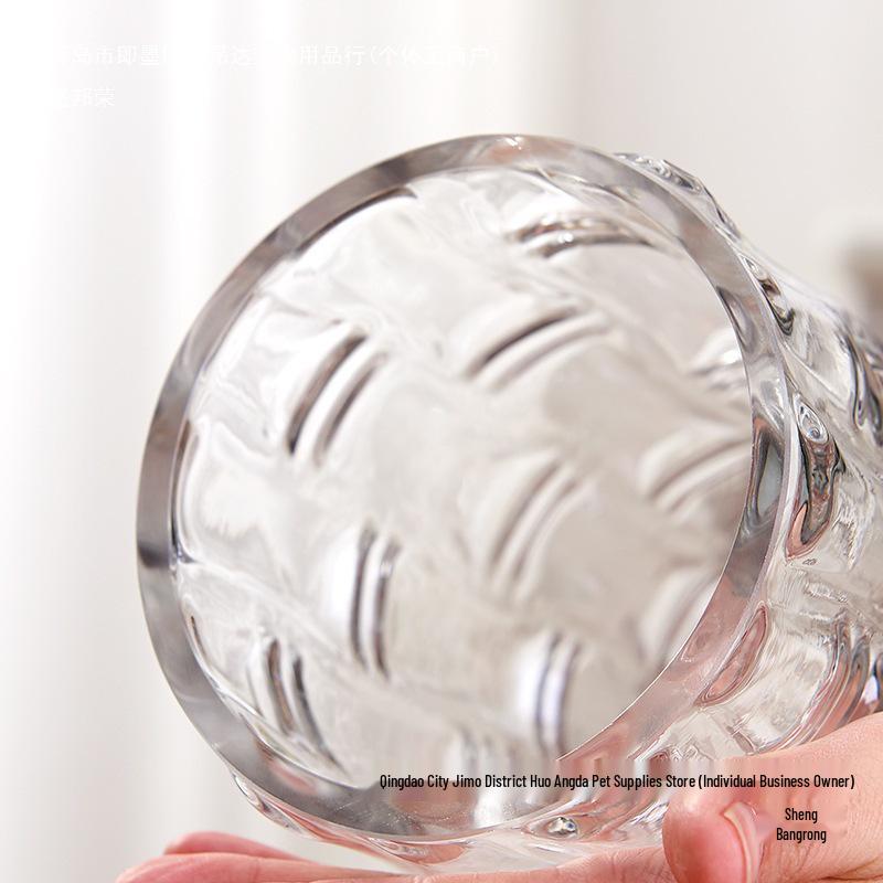 Extra Large Transparent Glass Cylinder Vase for Lucky Bamboo and Flower Arrangements In Living Room