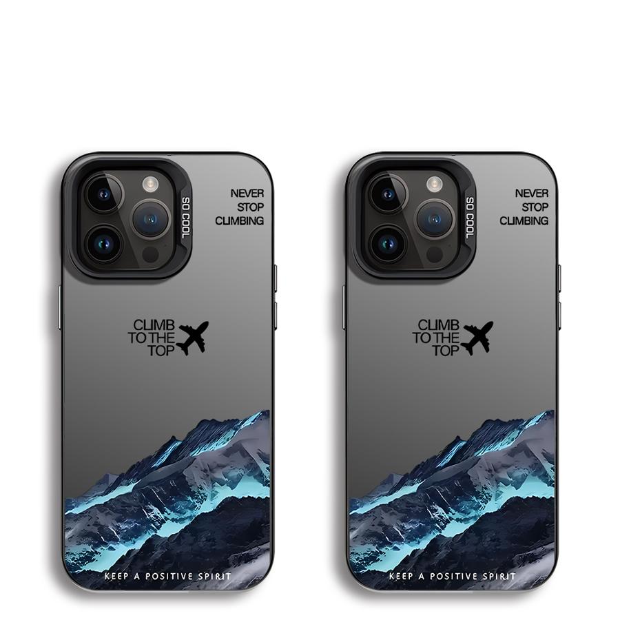 Case for iPhone 17 Pro Max 15 12 Pro 13 16 Air 11 14 Plus Phone Cover Scenic Airplane Mountain