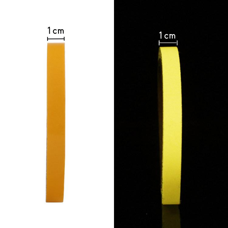 1 Roll Luminous Tape Width 1/1.5/2/3CM Super Bright Self Luminou Identification Sticker Wall Sticker Fluorescent Tape Warn Tape