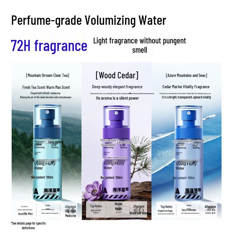 Ocean Supreme Men's Hair Volumizing & Styling Spray