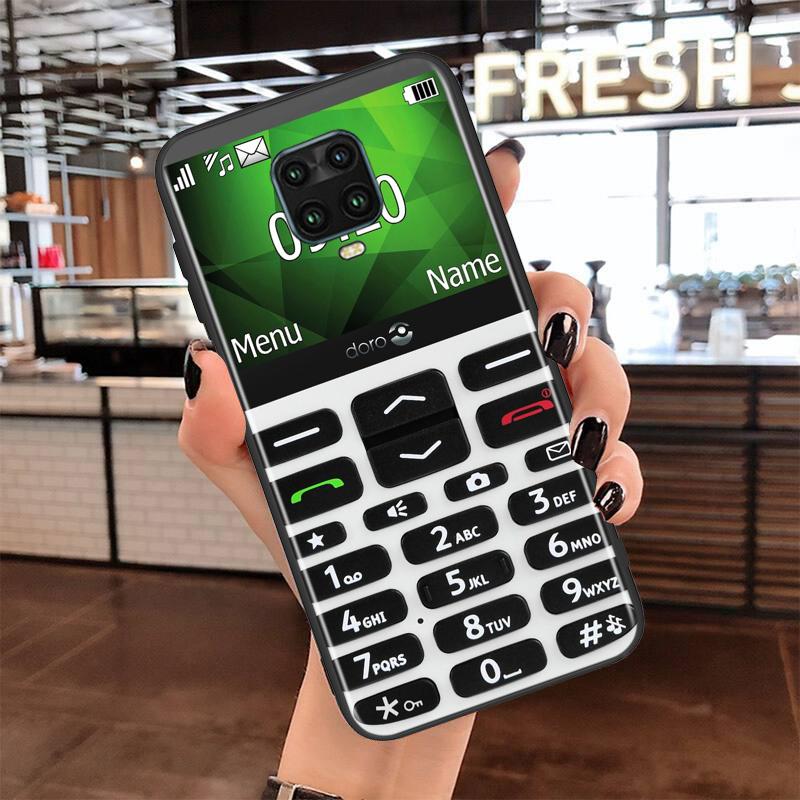 Lustige Kamera Retro Tape für Xiaomi Redmi Note 10 10S 9 9T 9S 9Pro Max 8T 8Pro 8 7 6 5 Pro 5A 4X 4 Weiche Schwarze Handyhülle