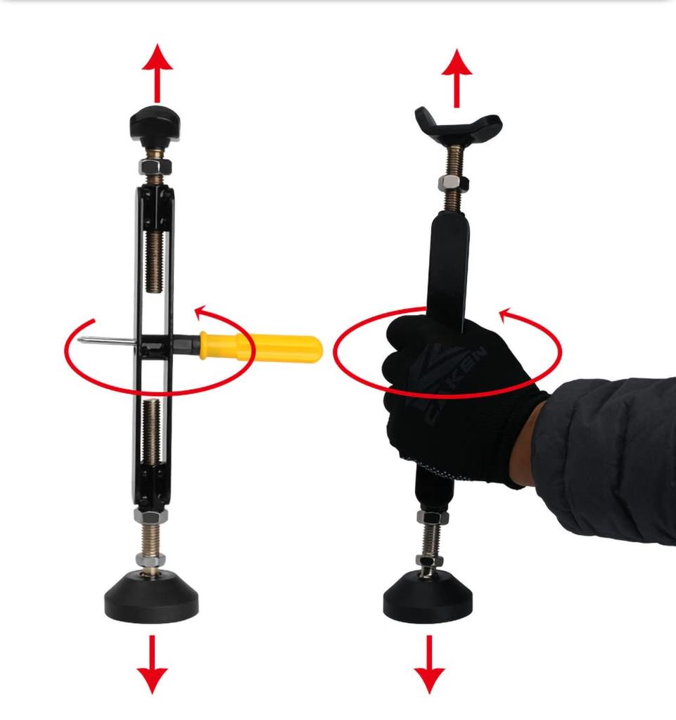 Motorcycle Maintenance Rear Easy Bike Effective Length Side Jack Up Stand, Lift-Up Stand, Anti-Tip, 265-373mm, Stand,
