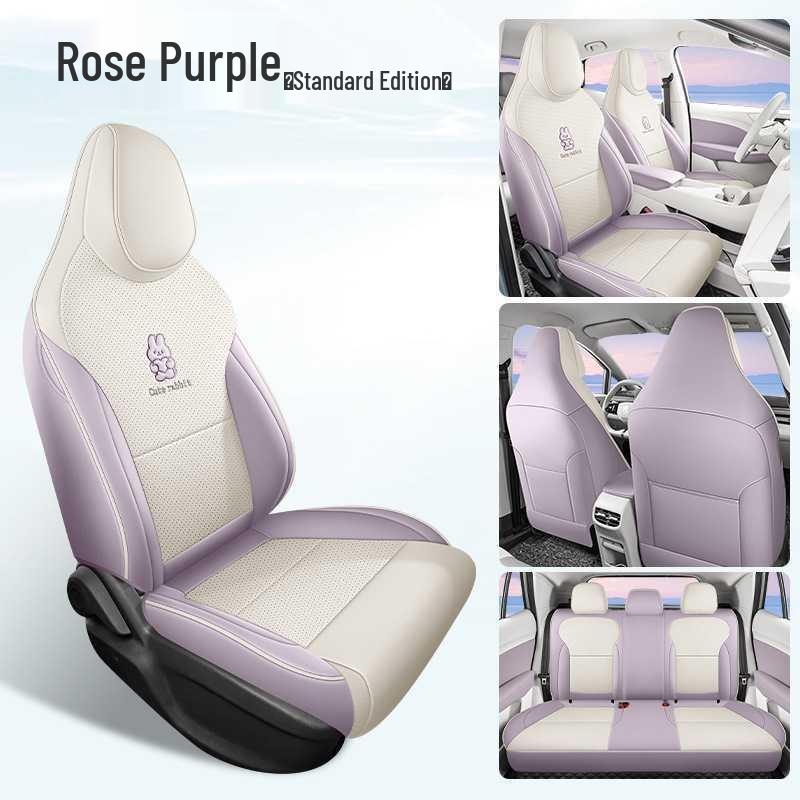 

2026 MG4 EV Full Coverage Leather Seat Cushion - All-Season Electric Vehicle Cover 26 MG4 Special Full Surround 5-Seater