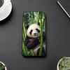 Cute F-Fubao Animal P-Panda Phone Case Black Silicone Soft For Samsung S25,S24,S21,S22,S23,S30,Ultra,S20,Plus,Fe,Lite