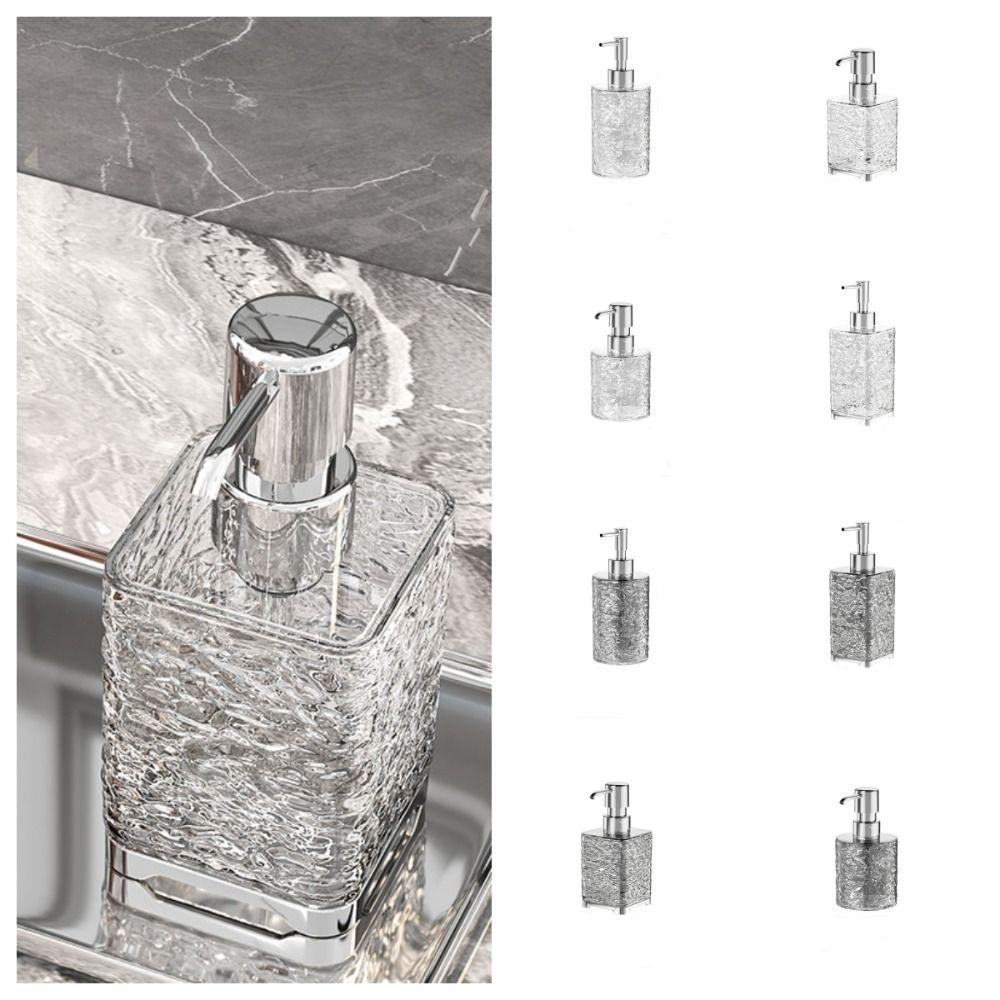 Waterproof Clear Soap Dispenser Refillable Liquid  Soap Bottle Soap Lotion Container  Empty Bottle