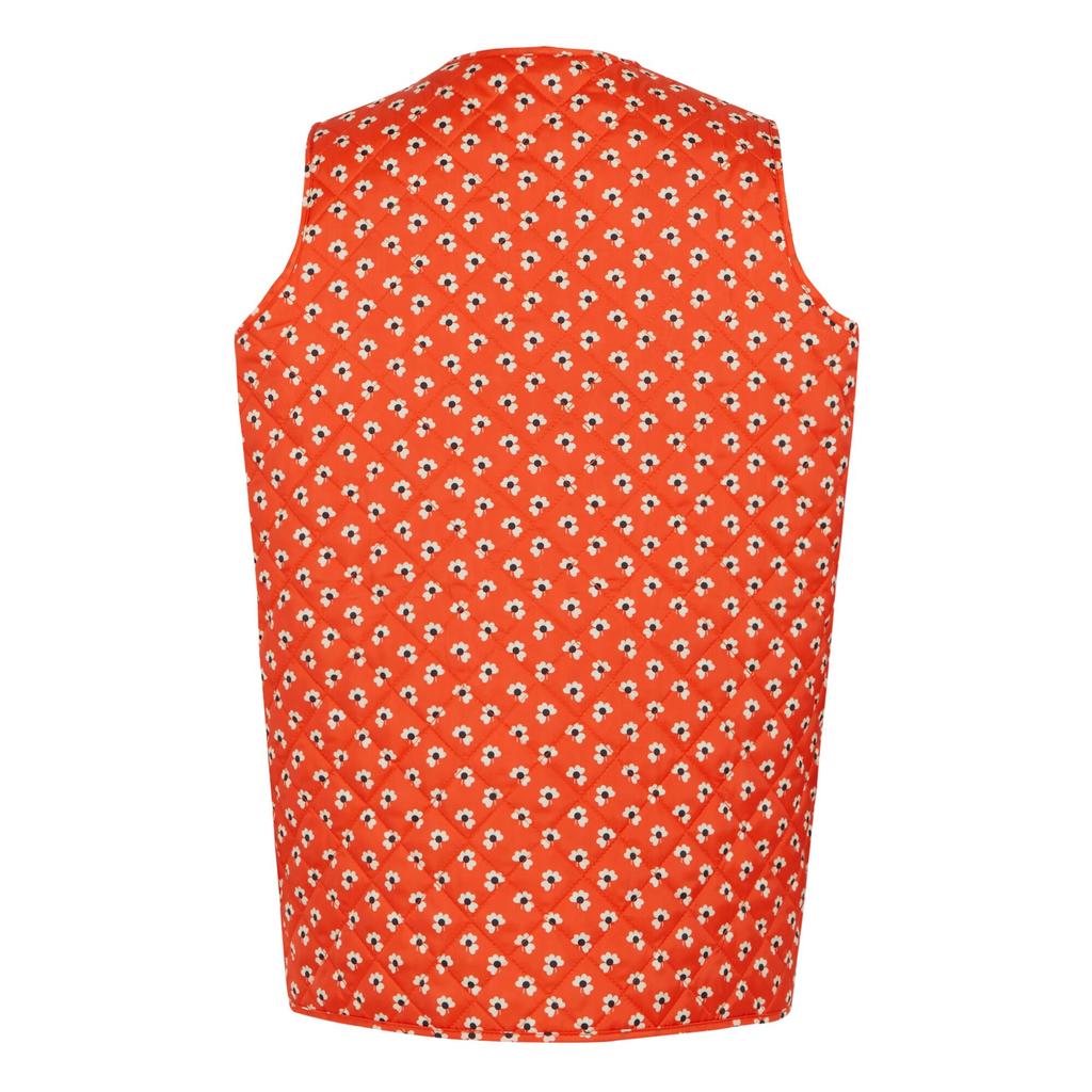 Regatta Feminino/senhora Orla Kiely Clover Quilted Body Warmer