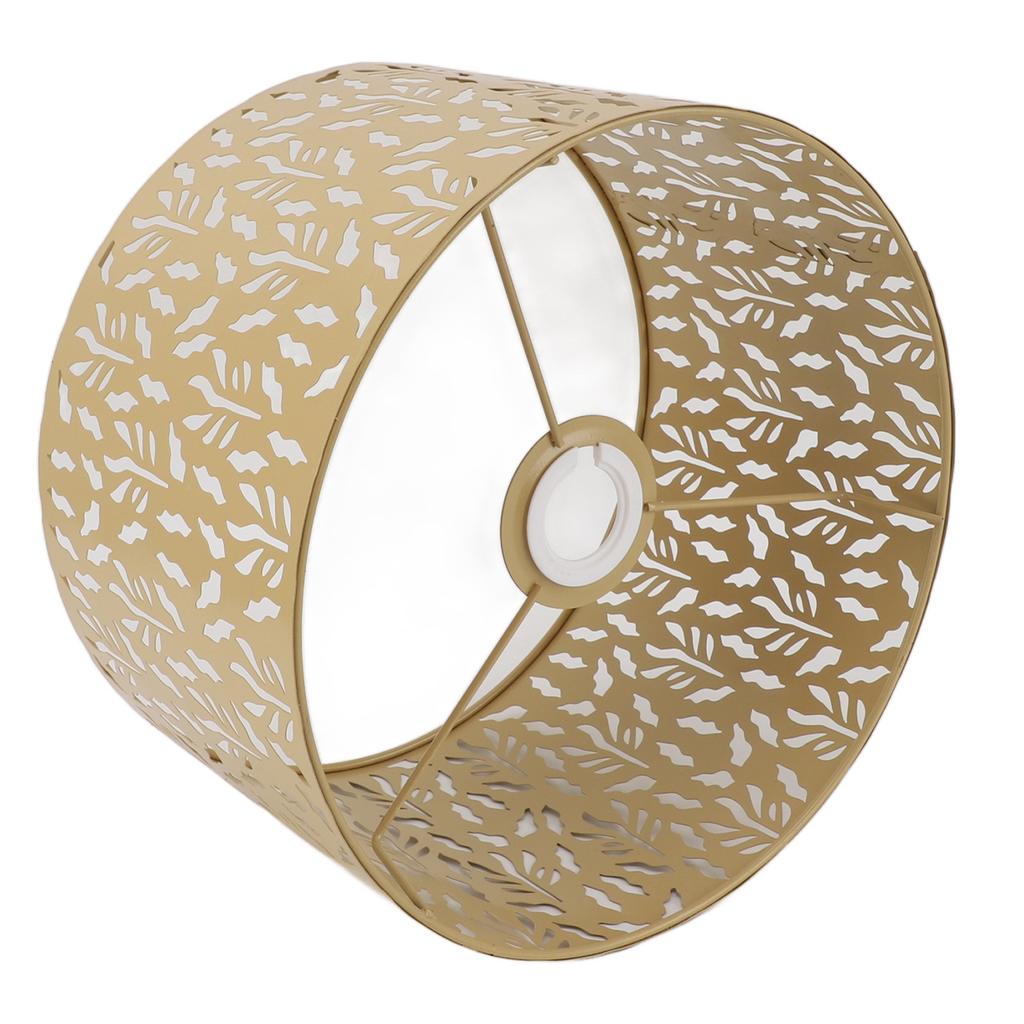 Metal Lamp Shades Hollow Carved Lampshade Modern Style Hollow Lampshade Compatible with E27 E14