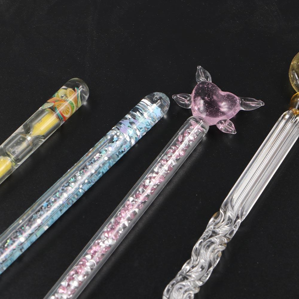 Calligraphy Writing Vintage Signature Filling Ink Pen Glass Pen Glass Dip Pen Crystal Pen Drip Pen