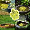 4PCs Floating Bees Watering Stations Platforms Garden Decoration Safe Landing Pads For Butterflies Pollinators In Pond
