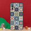 Kwadratowe Tureckie Płytki Kwiatowe Etui Dla Samsung Galaxy A55 A52 A32 A12 A33 A06 A16 A26 A36 A56 A15 A53 A13 A34 A54 A14 A17