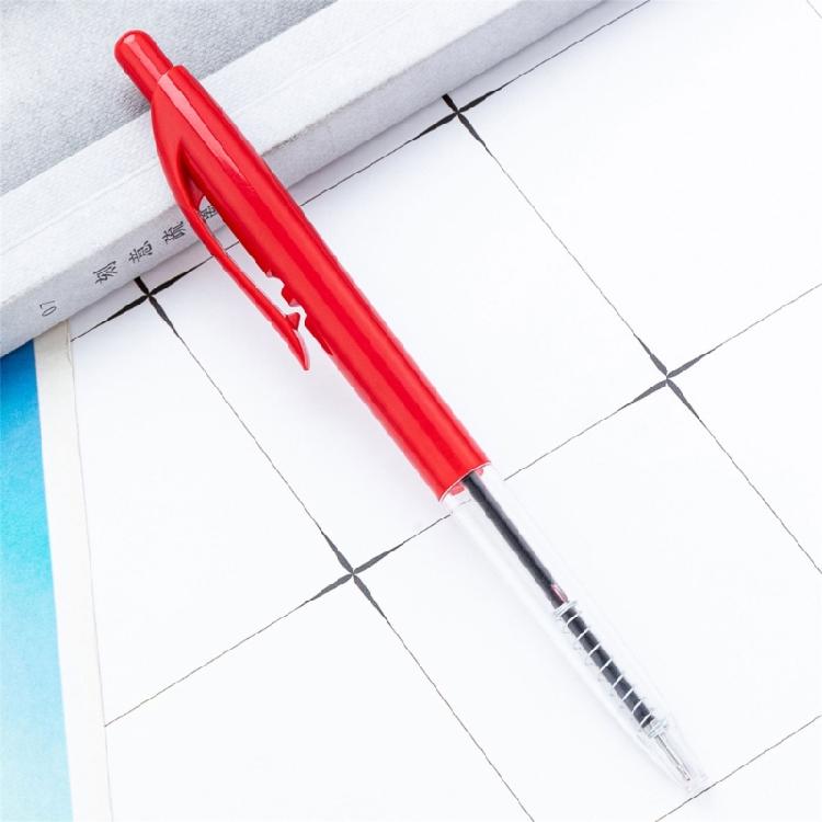 Retractable Ballpoint Pen 1.0mm Smooth Writing Tool Plastic Signing Pen For Sketching Notetaking Tasks